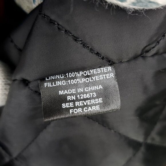 NFL Atlanta Falcons Bomber Jacket Mens Medium Red Team Apparel Retro Embroidered - Picture 12 of 13